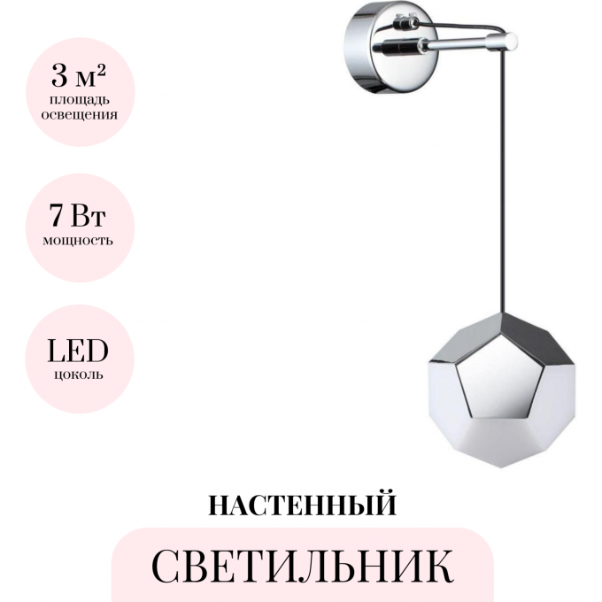 Бра ODEON LIGHT BINGO 4304/7WL Бра ODEON LIGHT BINGO 4304/7WL