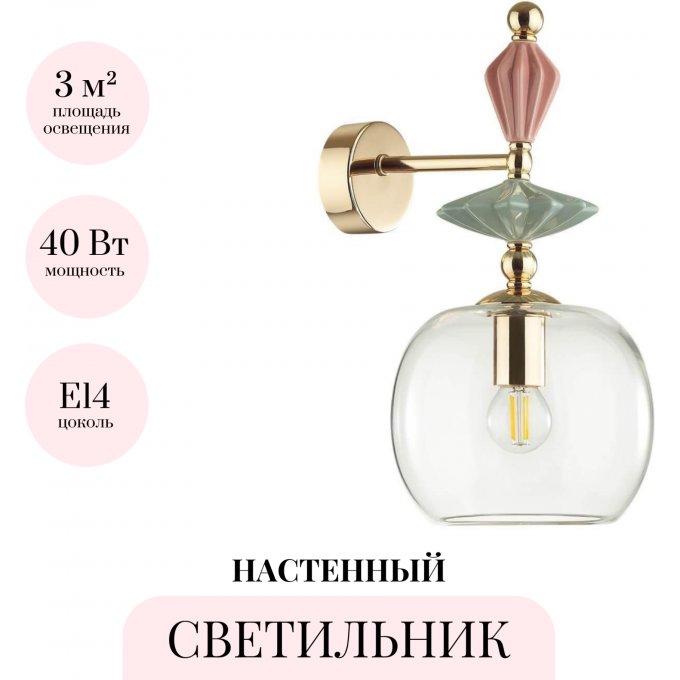 Бра ODEON LIGHT CLASSIC BIZET 4855/1WB Бра ODEON LIGHT CLASSIC BIZET 4855/1WB