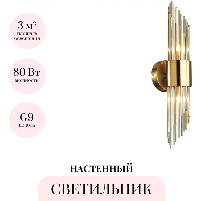 Бра ODEON LIGHT HALL FLAMBI 4847/2W Бра ODEON LIGHT HALL FLAMBI 4847/2W
