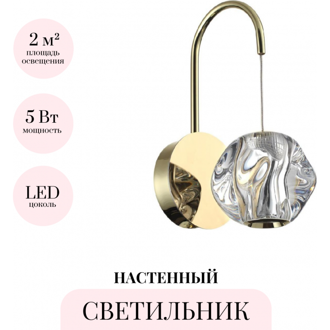 Бра ODEON LIGHT JEMSTONE 5085/5WL Бра ODEON LIGHT JEMSTONE 5085/5WL
