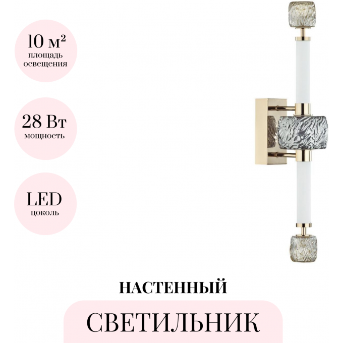 Бра ODEON LIGHT KLIFF 5426/28WL Бра ODEON LIGHT KLIFF 5426/28WL