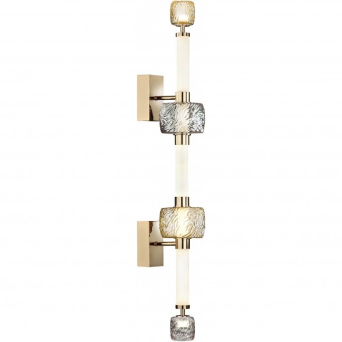 Бра ODEON LIGHT KLIFF L-VISION ODL_EX24 21 LED 34W 3000K металл стекло акрил, золотой белый дымчатый коньячный 5426/34WL Бра ODEON LIGHT KLIFF L-VISION ODL_EX24 21 LED 34W 3000K металл стекло акрил, золотой белый дымчатый коньячный 5426/34WL