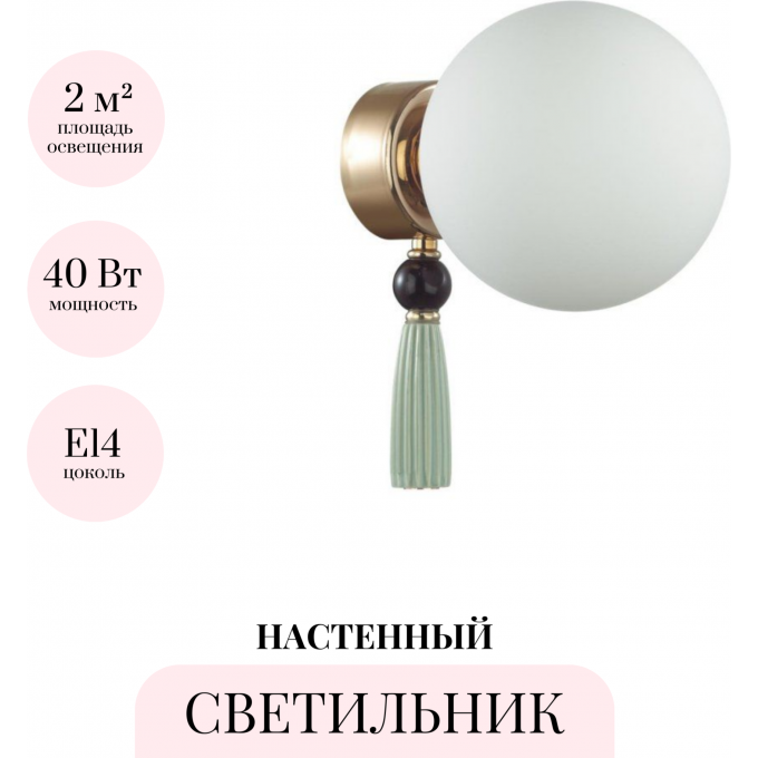 Бра ODEON LIGHT PALLE 5405/1W Бра ODEON LIGHT PALLE 5405/1W