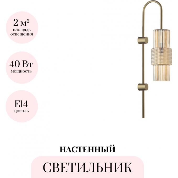 Бра ODEON LIGHT PIMPA 5019/1W Бра ODEON LIGHT PIMPA 5019/1W