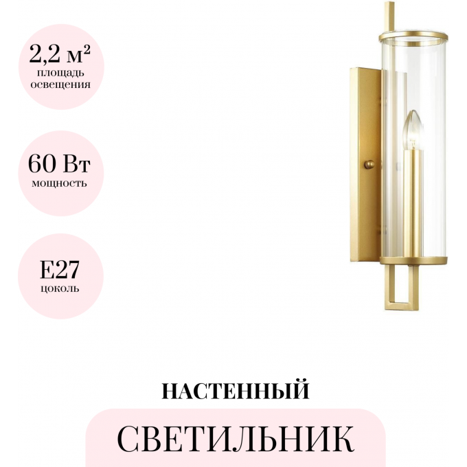 Бра ODEON LIGHT RENA 4655/1W Бра ODEON LIGHT RENA 4655/1W
