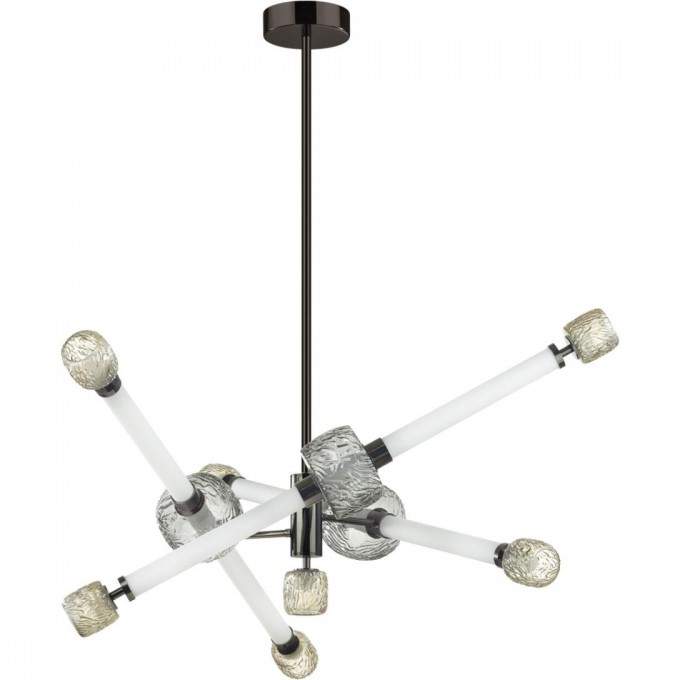 Люстра ODEON LIGHT KLIFF L-VISION ODL_EX24 23 LED 54W 3000K коньячный металл стекло акрил, черный хром белый дымчатый 5427/54CL Люстра ODEON LIGHT KLIFF L-VISION ODL_EX24 23 LED 54W 3000K коньячный металл стекло акрил, черный хром белый дымчатый 5427/54CL