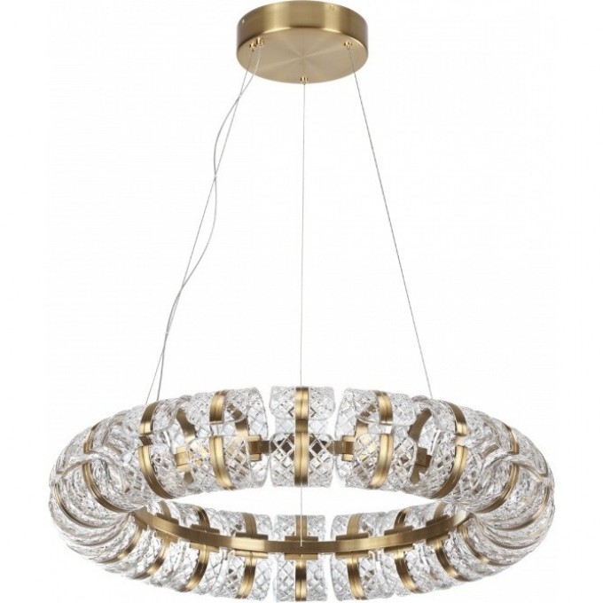 Люстра ODEON LIGHT MIRAGE L-VISION ODL24 453 LED 128W 4000K 7597лм металл акрил, античная бронза 5030/128L Люстра ODEON LIGHT MIRAGE L-VISION ODL24 453 LED 128W 4000K 7597лм металл акрил, античная бронза 5030/128L