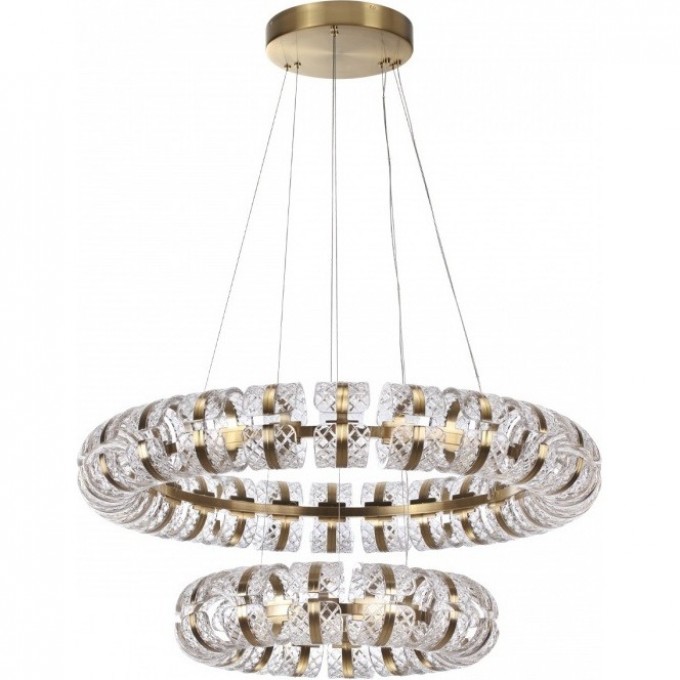 Люстра ODEON LIGHT MIRAGE L-VISION ODL24 453 LED 230W 4000K 14677лм металл акрил, античная бронза 5030/230L Люстра ODEON LIGHT MIRAGE L-VISION ODL24 453 LED 230W 4000K 14677лм металл акрил, античная бронза 5030/230L
