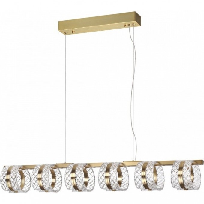 Люстра ODEON LIGHT MIRAGE L-VISION ODL24 453 LED 40W 4000K 2244лм металл акрил, античная бронза 5030/40L Люстра ODEON LIGHT MIRAGE L-VISION ODL24 453 LED 40W 4000K 2244лм металл акрил, античная бронза 5030/40L