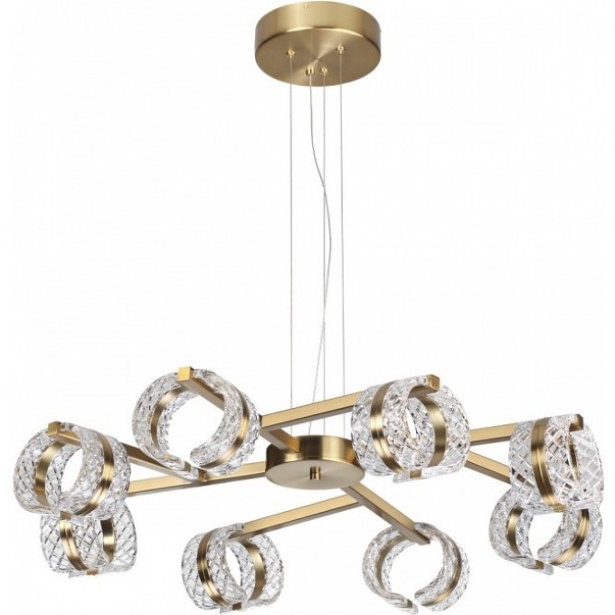 Люстра ODEON LIGHT MIRAGE L-VISION ODL24 453 LED 53W 4000K 3312лм металл акрил, античная бронза 5030/53L Люстра ODEON LIGHT MIRAGE L-VISION ODL24 453 LED 53W 4000K 3312лм металл акрил, античная бронза 5030/53L