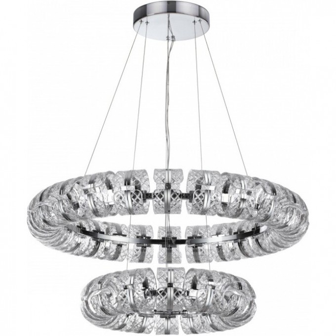 Люстра ODEON LIGHT MIRAGE L-VISION ODL24 455 LED 230W 4000K 15663лм металл акрил, хром 5029/230L Люстра ODEON LIGHT MIRAGE L-VISION ODL24 455 LED 230W 4000K 15663лм металл акрил, хром 5029/230L