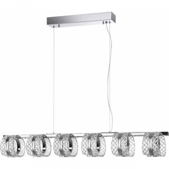 Люстра ODEON LIGHT MIRAGE L-VISION ODL24 455 LED 40W 4000K 2453лм металл акрил, хром 5029/40L Люстра ODEON LIGHT MIRAGE L-VISION ODL24 455 LED 40W 4000K 2453лм металл акрил, хром 5029/40L