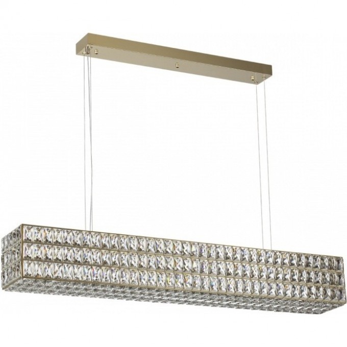 Люстра ODEON LIGHT PANTA L-VISION ODL24 481 LED 48W 4000K 2452Лм металл хрусталь, золото 4926/48L Люстра ODEON LIGHT PANTA L-VISION ODL24 481 LED 48W 4000K 2452Лм металл хрусталь, золото 4926/48L