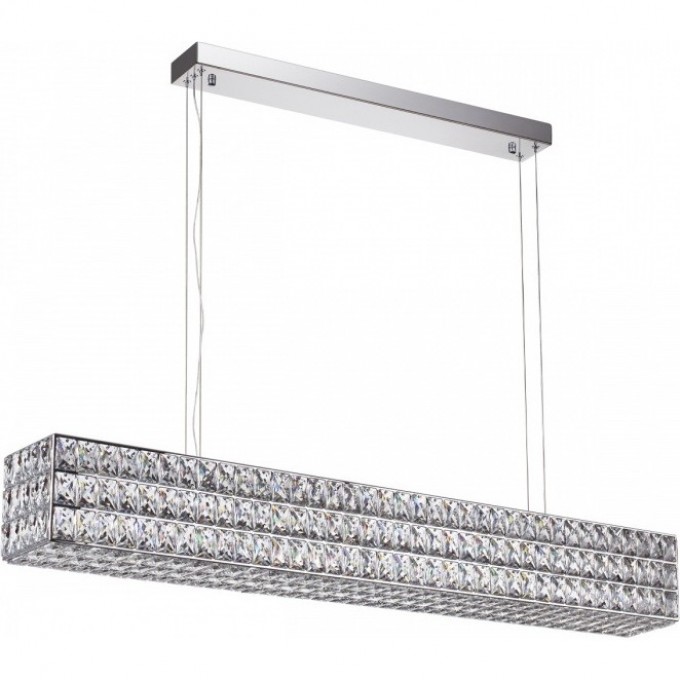 Люстра ODEON LIGHT PANTA L-VISION ODL24 483 LED 48W 4000K 2452Лм металл хрусталь, хром 4927/48L Люстра ODEON LIGHT PANTA L-VISION ODL24 483 LED 48W 4000K 2452Лм металл хрусталь, хром 4927/48L