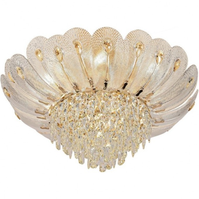 Люстра ODEON LIGHT PAROTI HALL ODL24 519 E14 11*40W металл хрусталь стекло, золото прозрачный янтарный 5048/11 Люстра ODEON LIGHT PAROTI HALL ODL24 519 E14 11*40W металл хрусталь стекло, золото прозрачный янтарный 5048/11