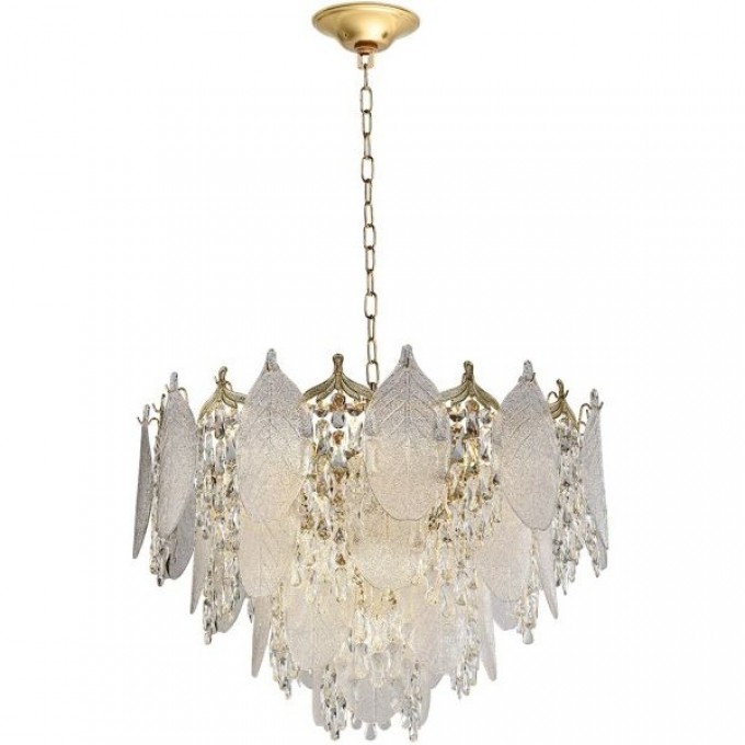 Люстра ODEON LIGHT TEARS HALL ODL24 511 E14 19*40W металл хрусталь стекло, золото прозрачный 5049/19 Люстра ODEON LIGHT TEARS HALL ODL24 511 E14 19*40W металл хрусталь стекло, золото прозрачный 5049/19