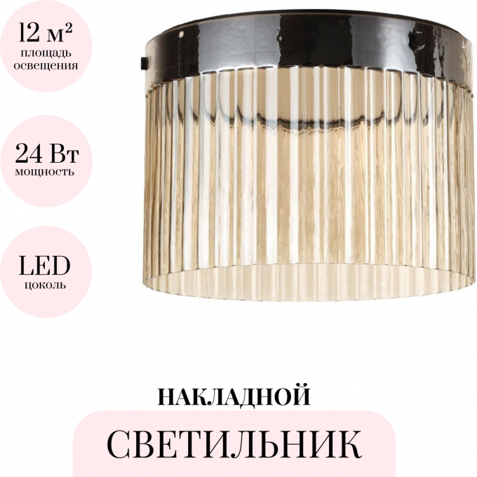 Накладной светильник ODEON LIGHT PILLARI 5047/24LC Накладной светильник ODEON LIGHT PILLARI 5047/24LC