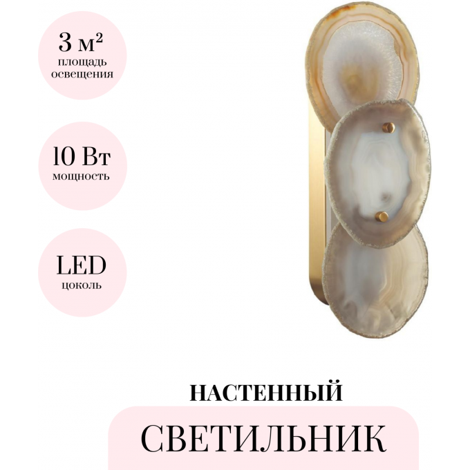 Настенный светильник ODEON LIGHT AGATE 7065/10WL Настенный светильник ODEON LIGHT AGATE 7065/10WL
