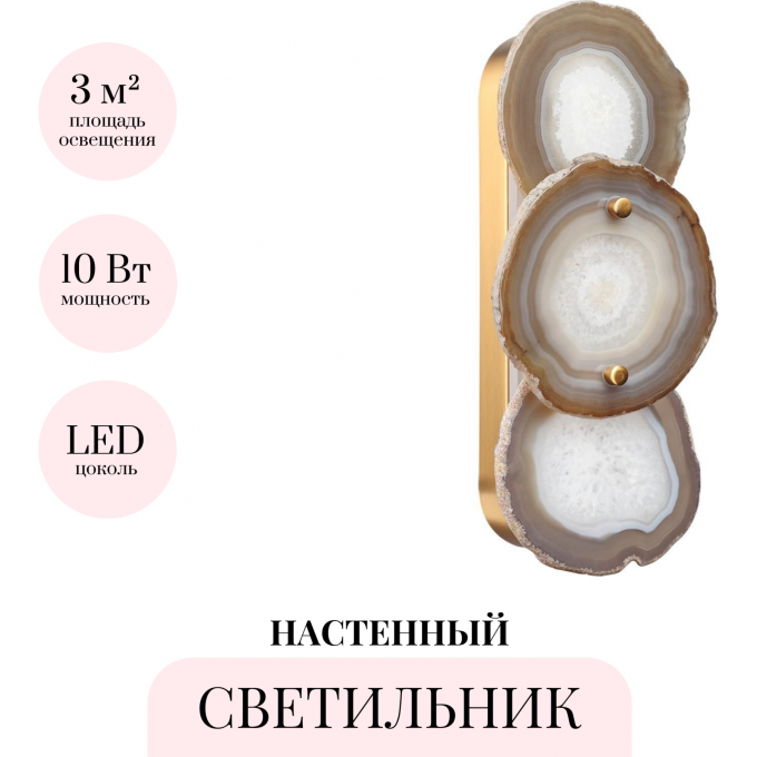 Настенный светильник ODEON LIGHT AGATE 7065/10WLB Настенный светильник ODEON LIGHT AGATE 7065/10WLB