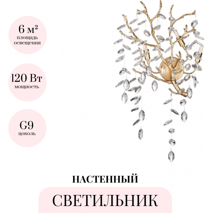 Настенный светильник ODEON LIGHT DELICA 4969/3W Настенный светильник ODEON LIGHT DELICA 4969/3W