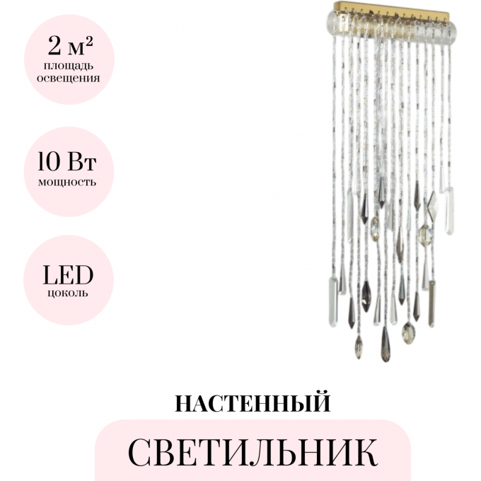 Настенный светильник ODEON LIGHT HALL AFINA 5420/10WL Настенный светильник ODEON LIGHT HALL AFINA 5420/10WL