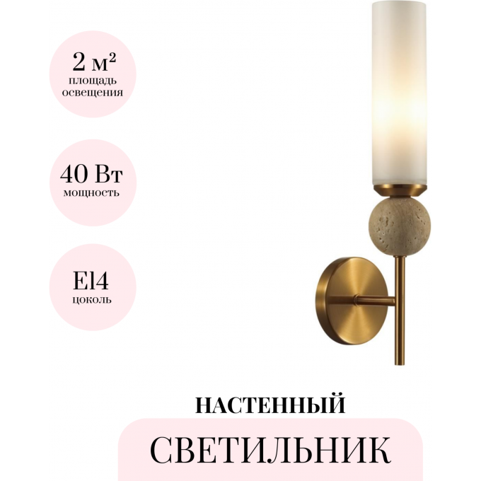 Настенный светильник ODEON LIGHT LOLLA 6625/1W Настенный светильник ODEON LIGHT LOLLA 6625/1W