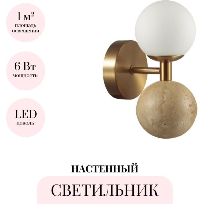 Настенный светильник ODEON LIGHT LOLLA 6625/6WL Настенный светильник ODEON LIGHT LOLLA 6625/6WL