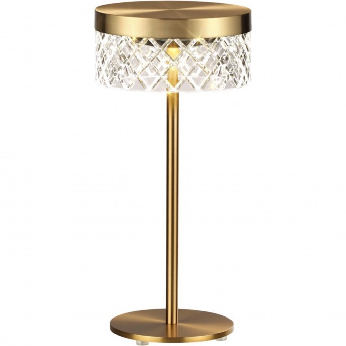 Настольная лампа ODEON LIGHT FIVRE L-VISION ODL24 445 LED 7W 369лм металл акрил, античная бронза 5032/7TL Настольная лампа ODEON LIGHT FIVRE L-VISION ODL24 445 LED 7W 369лм металл акрил, античная бронза 5032/7TL