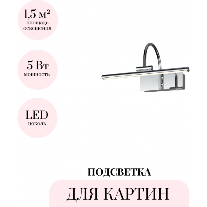 Подсветка для картин ODEON LIGHT GEBA 4910/5WL Подсветка для картин ODEON LIGHT GEBA 4910/5WL