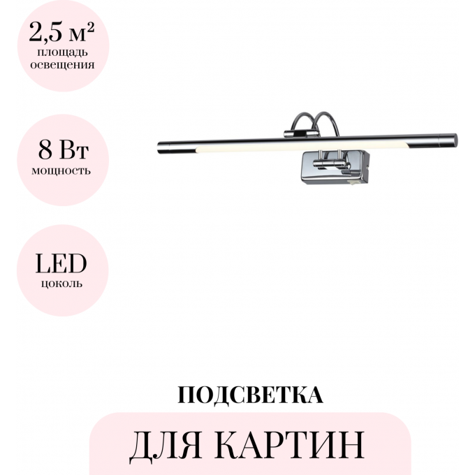 Подсветка для картин OODEON LIGHT REVOLA 4908/8WL Подсветка для картин OODEON LIGHT REVOLA 4908/8WL