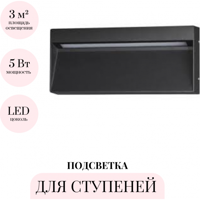 Подсветка для ступеней ODEON LIGHT VITTY 6649/5WL3 Подсветка для ступеней ODEON LIGHT VITTY 6649/5WL3