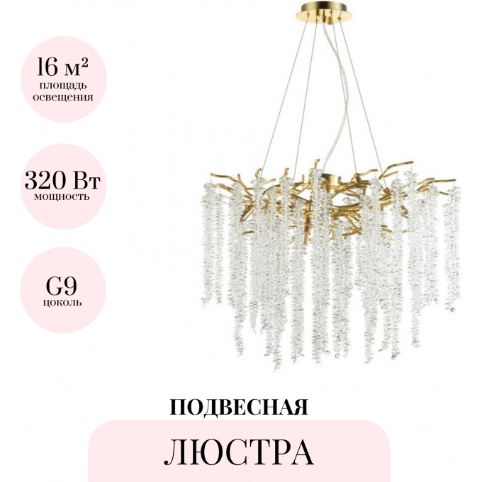 Подвесная люстра ODEON LIGHT BANCHE 5005/8 5005-8 Подвесная люстра ODEON LIGHT BANCHE 5005/8 5005-8
