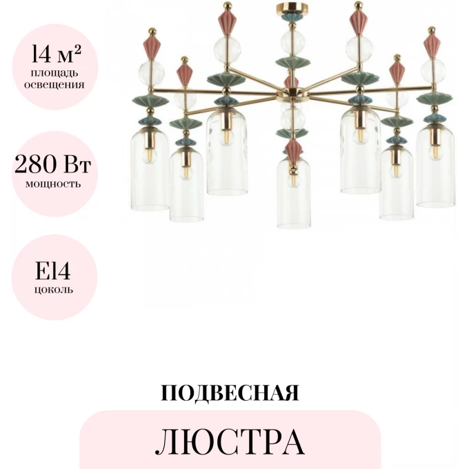Подвесная люстра ODEON LIGHT BIZET 4855/7C