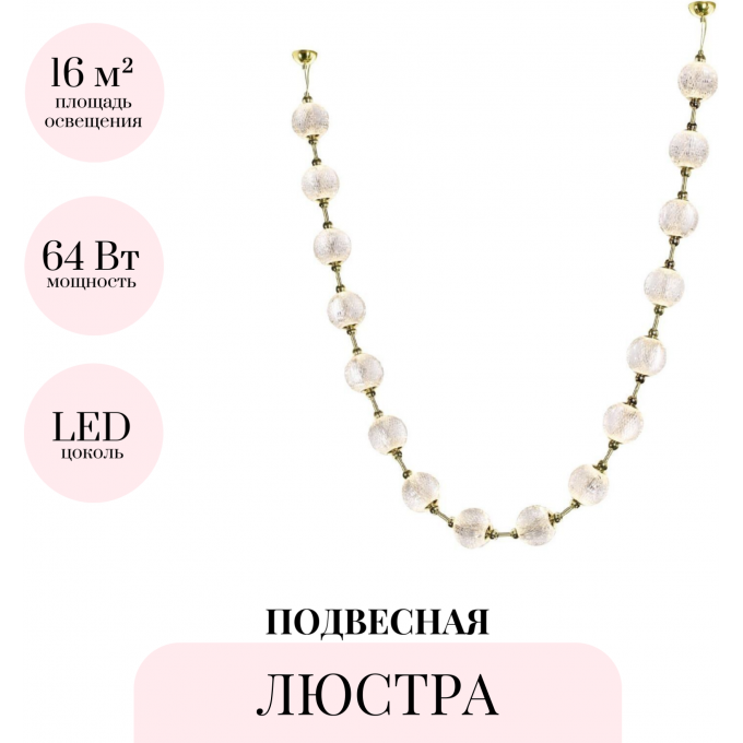 Подвесная люстра ODEON LIGHT CRYSTAL 5008/64L Подвесная люстра ODEON LIGHT CRYSTAL 5008/64L