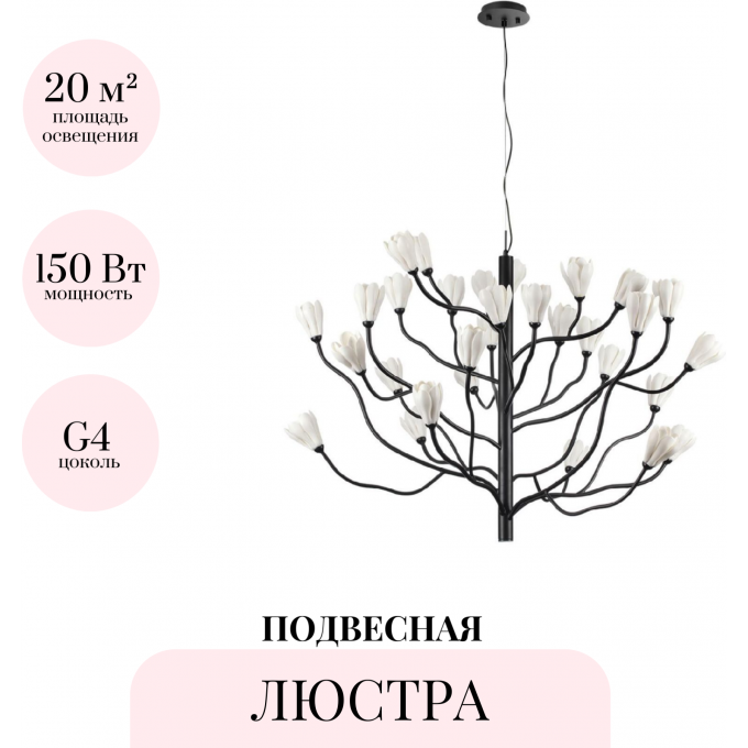 Подвесная люстра ODEON LIGHT GARDI MODERN 5090/30 Подвесная люстра ODEON LIGHT GARDI MODERN 5090/30
