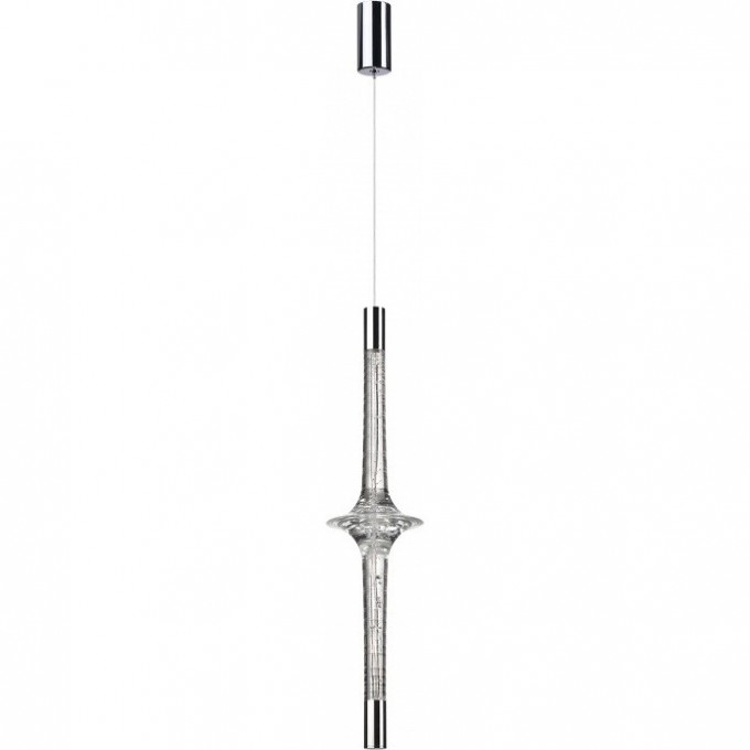 Подвесной светильник ODEON LIGHT OLLA L-VISION ODL24 IP20 LED 7W 350Лм 3000K хром/металл/акрил 6697/7L Подвесной светильник ODEON LIGHT OLLA L-VISION ODL24 IP20 LED 7W 350Лм 3000K хром/металл/акрил 6697/7L