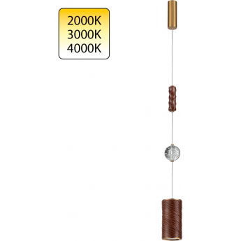 Подвесной светильник ODEON LIGHT RIVIERA 5450/18LB