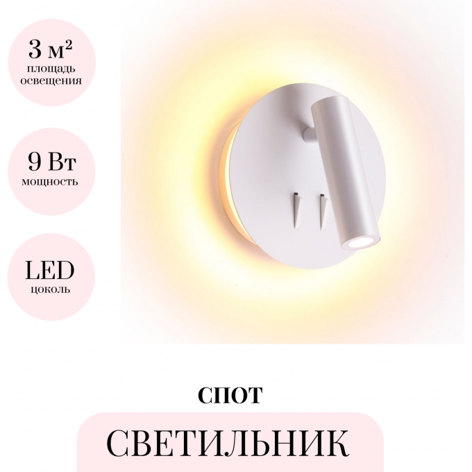 Светильник спот ODEON LIGHT BEAM 3912/9WL Светильник спот ODEON LIGHT BEAM 3912/9WL